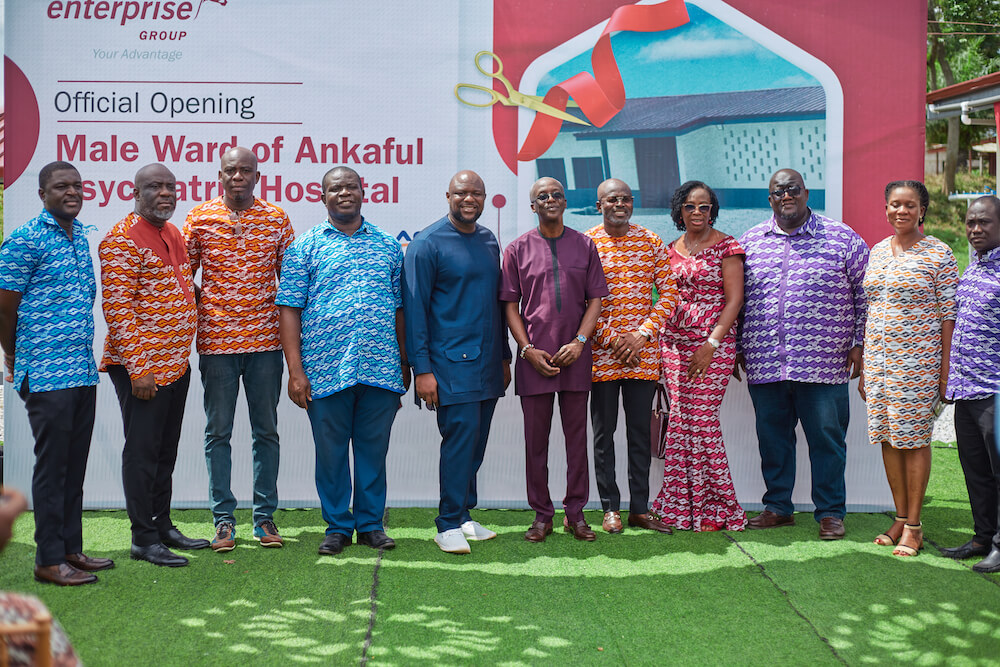 2. Enterprise group presents to Ankaful Psychiatric Hospital